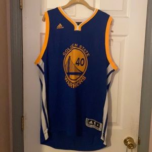 Signed warriors jersey signed by Harrison Barnes